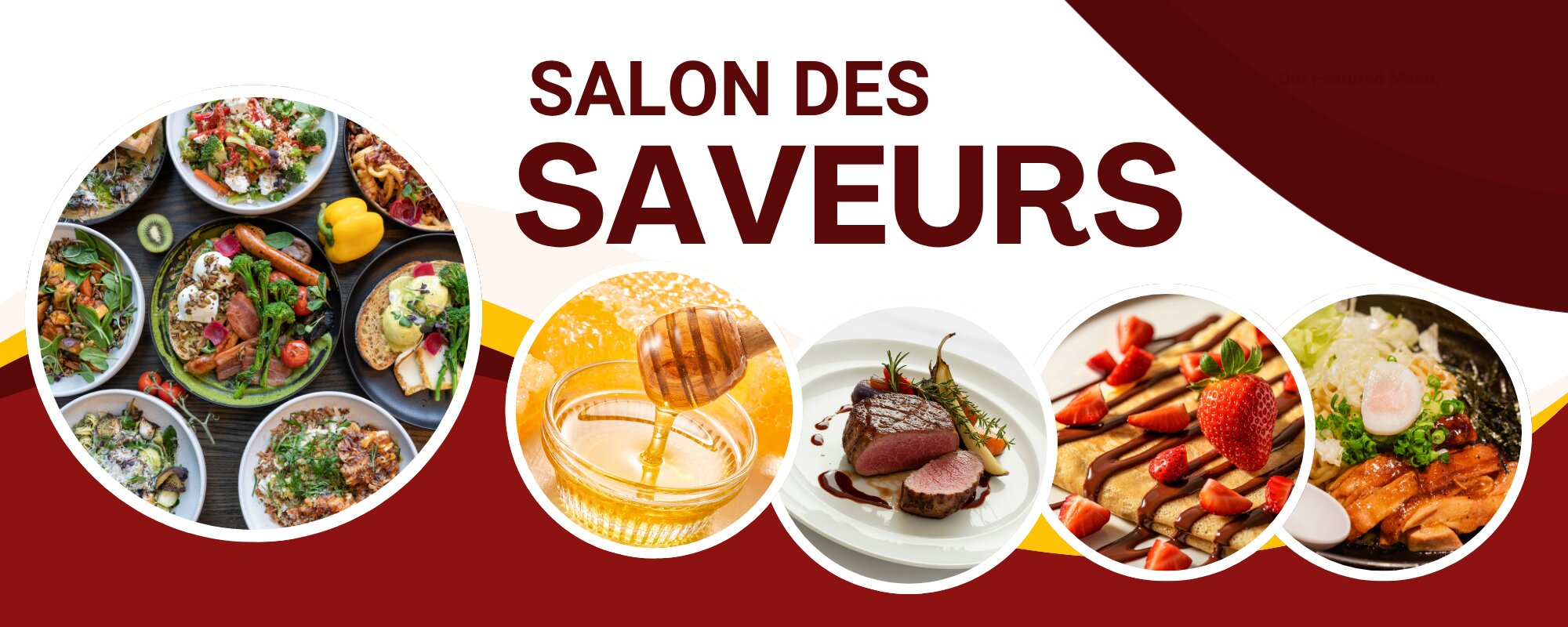 Affiche du Salon des Saveurs à Rilhac-Rancon les 14 et 15 novembre 2026